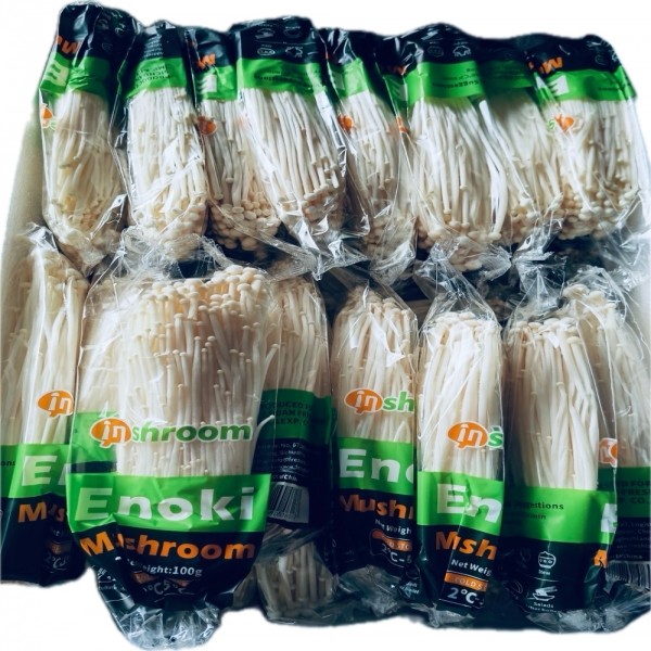 Healthy and high quality Chinese enoki mushroom factory (Flammulina velutipes)